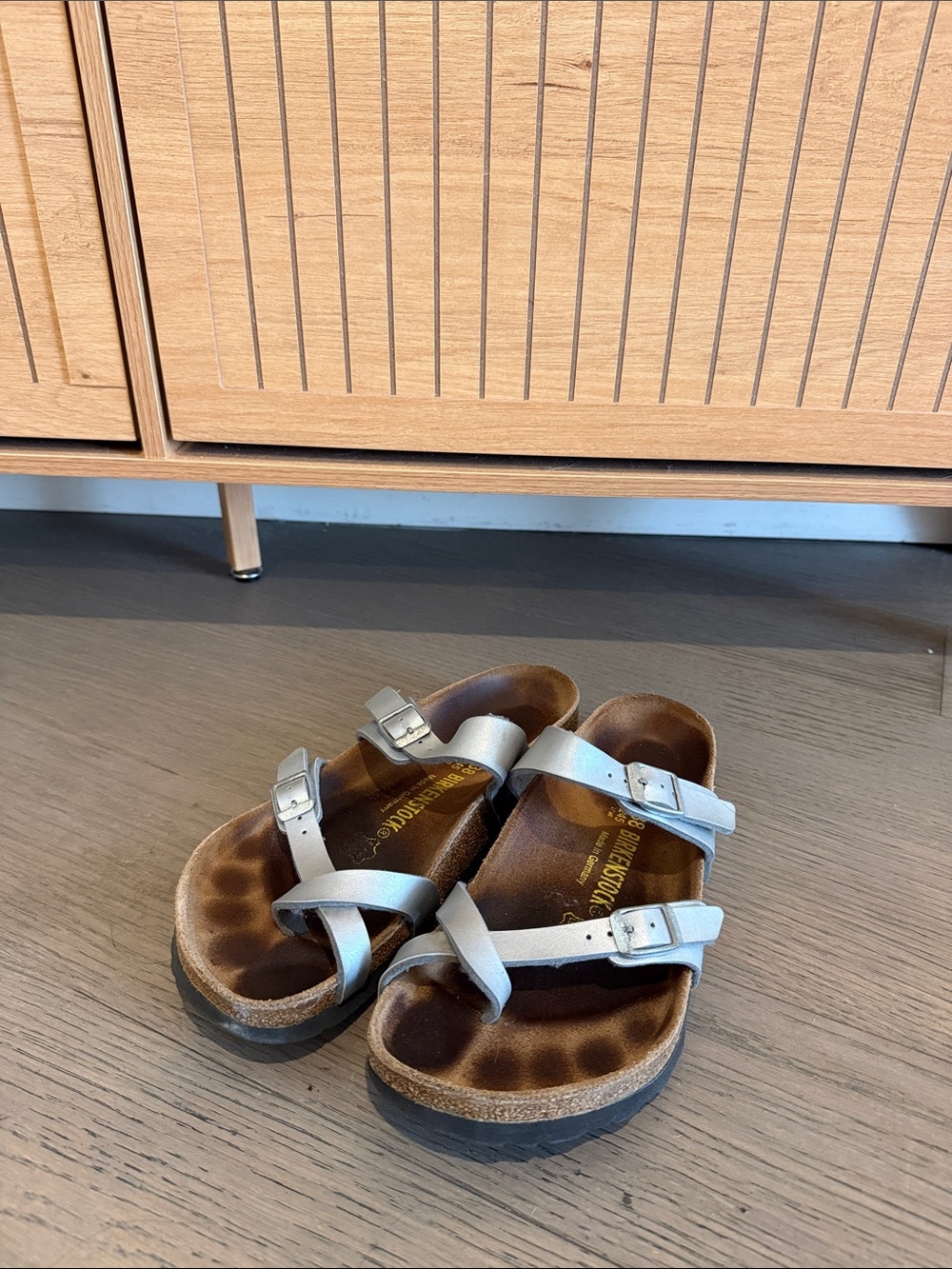 Birkenstock Silver Sandals